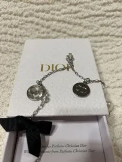Dior シルバーチェーンネックレス パール付き最終値下げ‼️