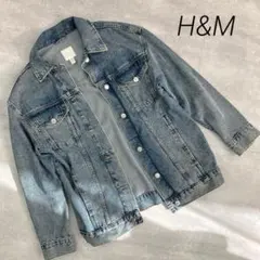 H&M エイチアンドエム デニムジャケット メンズ　Gジャン　xs 小さめ