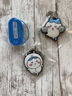 ハチワレ　キーホルダー３点まとめ売り