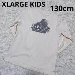エクストララージ　バックプリント長袖Tシャツ　カットソー　ロンT 130cm