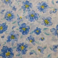 小花柄プリント　綿ブロード生地