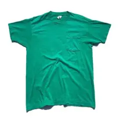 【90s】USA製 FRUIT OF THE ROOM 無地 Tシャツ グリーン
