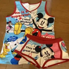 ミッキーマウス キャミソールショーツセット M