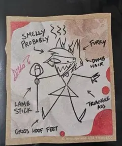 ハズビンホテル ステッカー アラスター PARCO ポップアップ