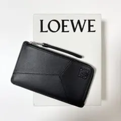 未使用品 LOEWE ロングウォレット ブラック アナグラム 241 - メルカリ