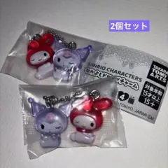 サンリオキャラクターズなかよしドロップチャーム (マイメロ・クロミ)