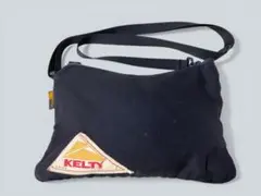 KELTY ケルティ ナイロンショルダーバッグ　サコッシュ ブラック　美品のサムネイル