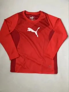 PUMA レッド長袖スポーツウェア 120