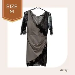 dazzy キャバドレス M 美品 セクシー レース タイト ワンピ
