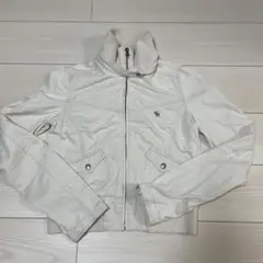 abercrombie XL ホワイトジャンパー