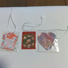 ハローキティ・マイメロディ メモとシール等3点