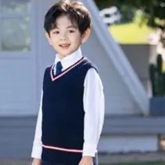 110白シャツ シンプル長袖 フォーマルブラウス Yシャツ 七五三入学式卒業式