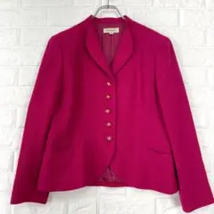 ☆【Bellesafeena】L相当　赤系 テーラードジャケット アンゴラ混