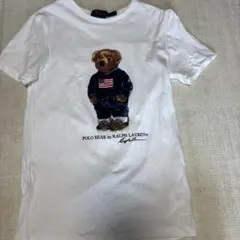 美品】ポロカントリー Tシャツ ポロベア プリント 刺繍 生成り M 現行 