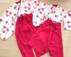 お値下げ♥美品♥ひな祭り♥姉妹お揃い♥セパレード袴♥