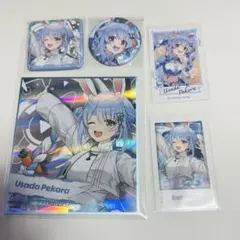 兎田ぺこら ホロライブ 7th Fes expo 缶バッジ　チェキ　色紙 ② ホロライブ expo 7th fes 色紙,缶バッジ,チェキ ロボ子 - メルカリ