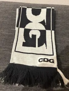 CDG マフラー　チェック柄