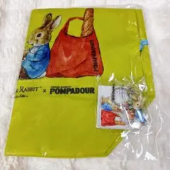 【新品未開封】ピーターラビット 横浜元町　ポンパドウル　エコバッグ＆キーホルダーのサムネイル