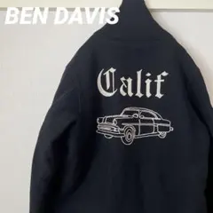 BEN DAVIS ベンデイビス ウールジャケット チェーンステッチ ブラックのサムネイル