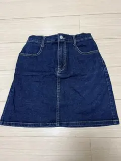 ダークブルー デニム タイトスカート Mサイズ