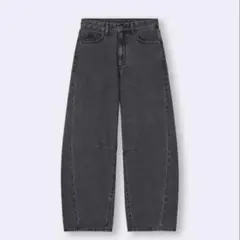 GU バレルレッグジーンズ　S