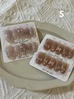 S♡ 特別割引5- ネイルチップ完成品　激安2+1点セット　マグネット