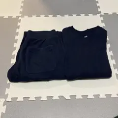 【Mサイズ】ユニクロ　UNIQLO スウェット　上下セット　ネイビー