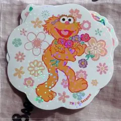 キャラ福 쿠지 セサミストリートBloomingG賞ホログラムステッカーセットゾーイ