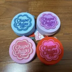 【新品】タイトー限定 Chupa Chups シリコンポーチ 全種4個セットのサムネイル