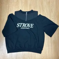 WEGO オフショルダー ブラック Tシャツ