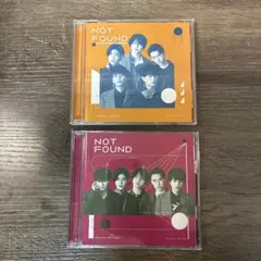 SexyZone セクゾ NOT FOUND 初回A&B 2形態セット