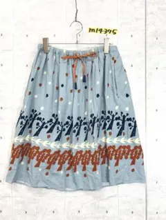 訳あり新品！Pou Dou Dou 水玉 自然イラスト スカート 個性的