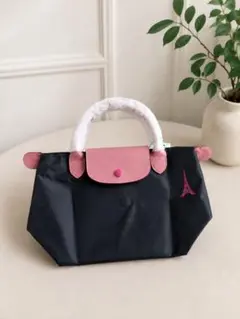 新品 ロンシャン ルプリアージュ TrèsParis Lトリコロール刺繍2way