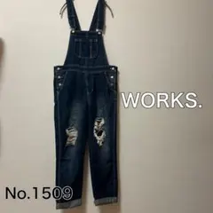 works. デニムオーバーオール