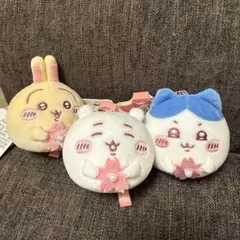 MINISO 中国限定 ちいかわ 桜の季節 ぬいぐるみ 3点セット