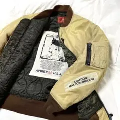■希少■アヴィレックス×アルファインダストリーズ　MA-1　フライトジャケット