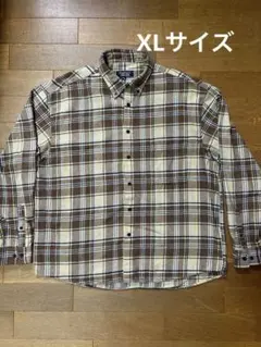 （最終値下げ！）フランネルシャツ　チェック柄　 XL