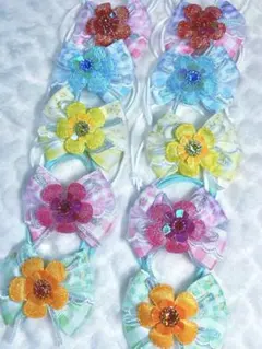 トリミングチョーカー　花　38