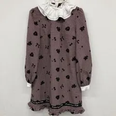 ank rouge ベア　さくらんぼ　りぼん　ワンピース　M ○4のサムネイル