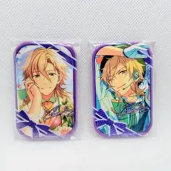 あんスタ 羽風 薫 一番カフェ スクエア缶バッジ セット ①