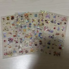 シルバニアファミリー ホログラムシール 3シートセット