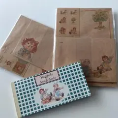 【平成レトロ】Raggedy Ann & Andyレターセット＆メモ帳セット