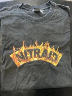 nitraid Tシャツ ファイヤーアーチロゴ　ブラック XX-LARGE