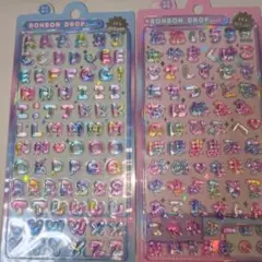 ボンボンドロップシール　ひらがなアルファベット　正規品