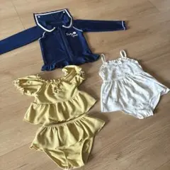 水着・ラッシュガード 3点セット