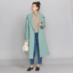 BEAUTY&YOUTH リバーフードロングガウンコート