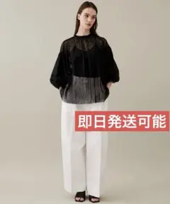 CLANE SHEER TULLE BALLOON SLEEVE TOPSAIL