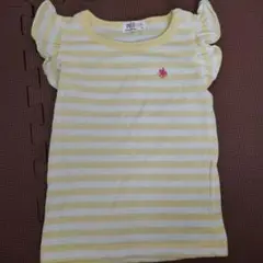 POLO Baby フリル袖ストライプトップス 90