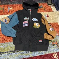 BEN DAVIS ワッペン付き フードジャケット クレイジーパターンのサムネイル
