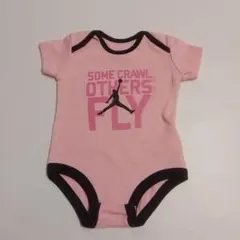 ピンク ジョーダン ロゴ ベビー服 ロンパース　ナイキ